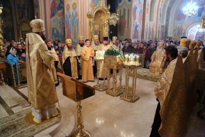 Престольный праздник в соборе Славянска