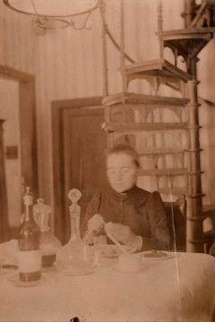 Баронесса Н. М. Фредерикс. Огарёвка, зима 1892 г.